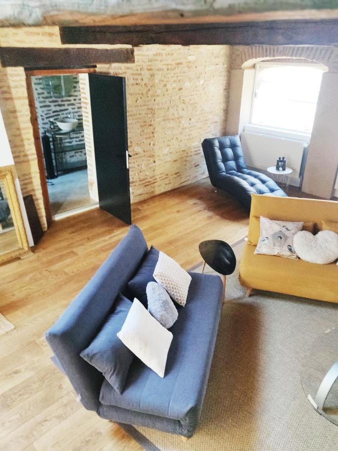 Chez Fanny - Le Loft - Centre Historique Cahors Cathedrale Apartment Luaran gambar